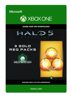 Halo 5: Guardians: 3 Gold REQ Packs