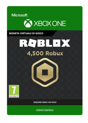 4500 Robux per Xbox