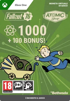 1000 atomi (+100 bonus) - Fallout 76