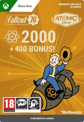 2000 atomi (+400 bonus) - Fallout 76