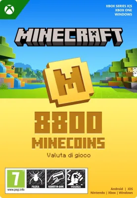 Minecoins di Minecraft: 8800 Coins