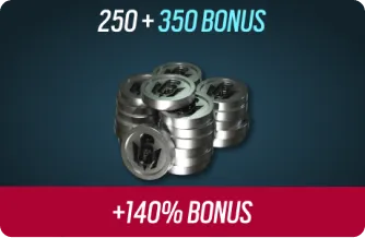 Rainbow Six Mobile Platinum 250 + 350 - First Purchase Bonus