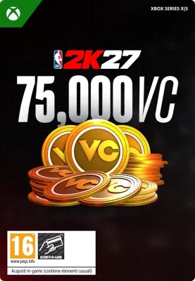 Pacchetto da 75.000 VC di NBA 2K27