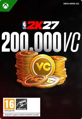 Pacchetto da 200.000 VC di NBA 2K27