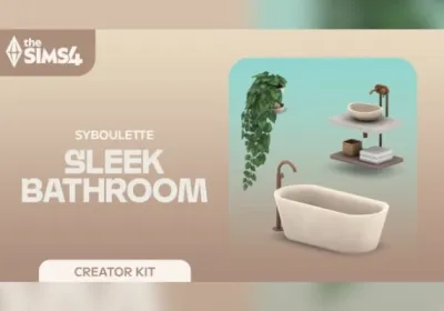The Sims 4: Sleek Bathroom Kit DLC
