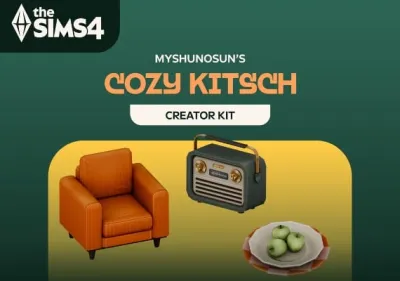 The Sims 4: Cozy Kitsch Kit DLC
