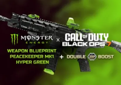 Call of Duty: Black Ops 7 - Weapon Blueprint - Peacekeeper MK1 + 15 Min Double XP DLC