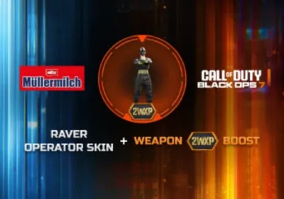 Call of Duty: Black Ops 7 - Raver Operator Skin + 1 Hour Double Weapon XP DLC
