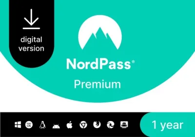 NordPass Premium Password Manager 1 Year Unlimited Dev