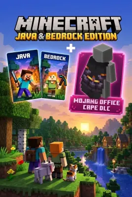 Minecraft: Java and Bedrock Edition + Mojang Office Cape DLC