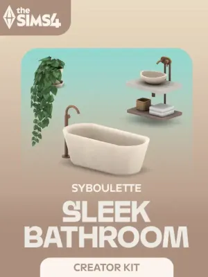 The Sims 4 Sleek Bathroom Kit DLC