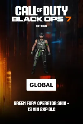 Call of Duty Black Ops 7 - Green Fury Operator Skin + 15 min 2XP DLC