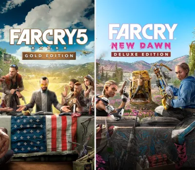 FAR CRY 5 GOLD EDITION + FAR CRY NEW DAWN DELUXE EDITION BUNDLE