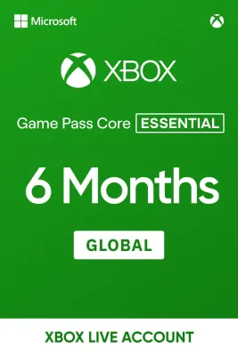 Xbox Game Pass Core (Essential) 6 Months
