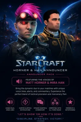 StarCraft II - Announcer Horner and Han DLC