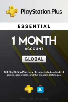 PlayStation Plus Essential 1 Month Membership (Global) - PSN Account