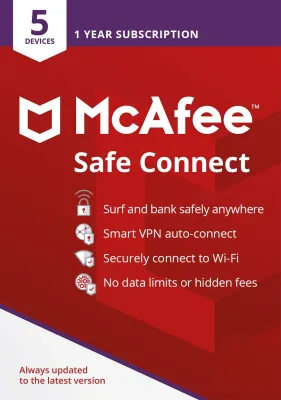 McAfee Safe Connect VPN Premium