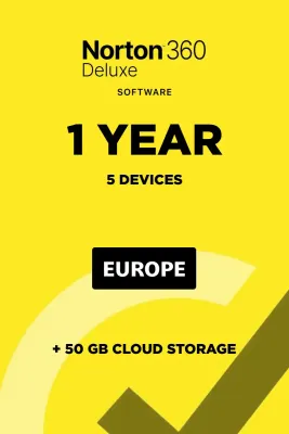 Norton 360 Deluxe (Europe) (2023) + 50 GB Cloud Storage