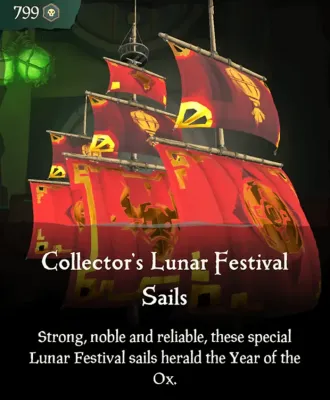 Sea of Thieves - Collector's Lunar Festival Sails DLC