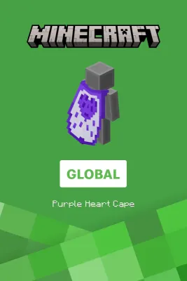 Minecraft Purple Heart Cape DLC