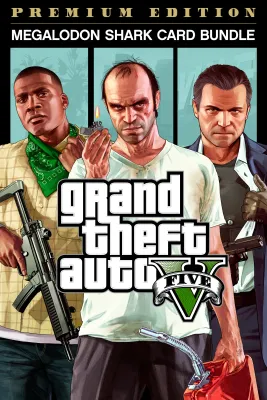 Grand Theft Auto V Premium Online Edition and Megalodon Shark Card Bundle