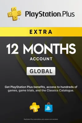 PlayStation Plus Extra 12 Months Membership (Global) - PSN Account