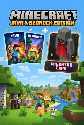 Minecraft: Java and Bedrock Edition + Migrator Cape DLC