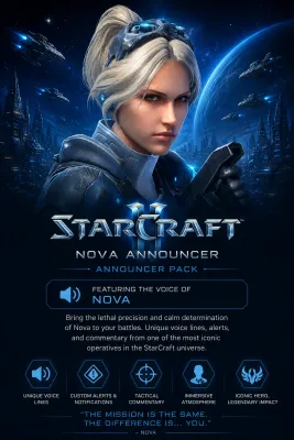 StarCraft II - Announcer Nova DLC