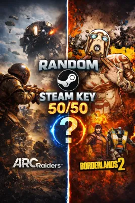 Random Steam Key - 50/50 (ARC Raiders / Borderlands 2)