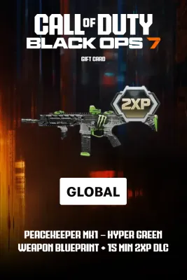 Call of Duty Black Ops 7 - Peacekeeper MK1 - Hyper Green Weapon Blueprint + 15 min 2XP DLC