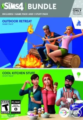 The Sims 4 Bundle Pack Outdoor Retreat and Cool Kitchen Stuff Pack DLC