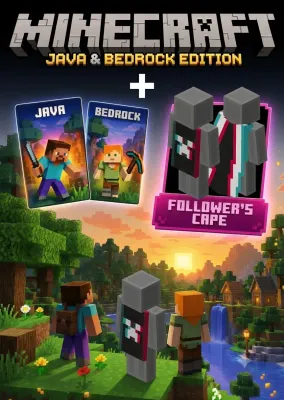 Minecraft: Java and Bedrock Edition + Follower's Cape DLC