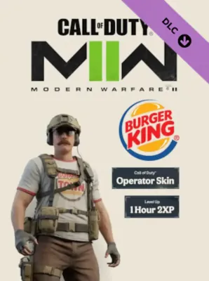 Call of Duty Modern Warfare II - 1 Hour 2XP + Burger King Operator Skin DLC (Global) - Multiplatform