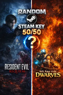 Random Steam Key - 50/50 (Resident Evil Requiem / We Are The Dwarves)