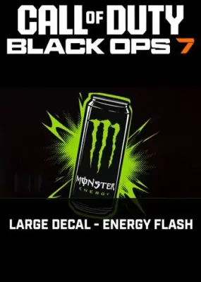 Call of Duty Black Ops 7 - Energy Flash Large Decal + 15 min 2XP DLC