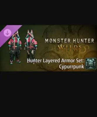 Monster Hunter Wilds - Hunter Layered Armor Set Cypurrpunk DLC