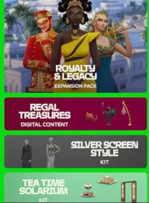 The Sims 4 Royalty and Legacy Grand Bundle DLC