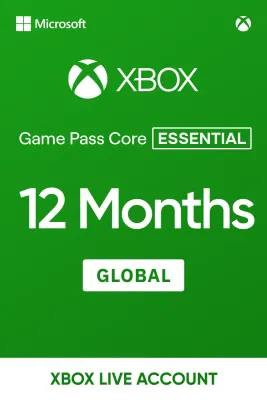 Xbox Game Pass Core (Essential) 12 Months