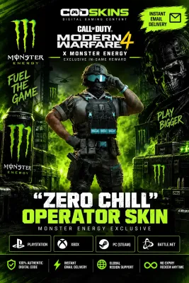 Call of Duty - Modern Warfare 4 Monster Energy Operator Skin Zero Chill DLC