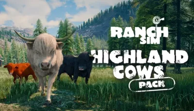Ranch Simulator: Highland Cows Pack - Build, Farm, Hunt
