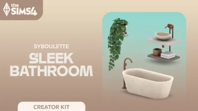 The Sims 4 Sleek Bathroom Kit