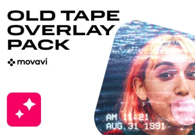 Movavi Video Editor 2023 - Old Tape Overlay Pack DLC Steam