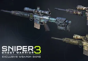 Sniper Ghost Warrior 3 - Hexagon Ice weapon skin pack DLC Steam CD Key