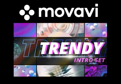 Movavi Video Editor Plus 2021 Effects - Trendy Intro Set Steam