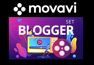 Movavi Video Editor Plus 2021 Effects - Blogger Set Steam
