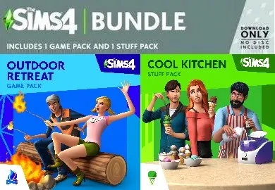 The Sims 4 - Outdoor Retreat + Cool Kitchen Stuff DLC Bundle PC EA App CD Key