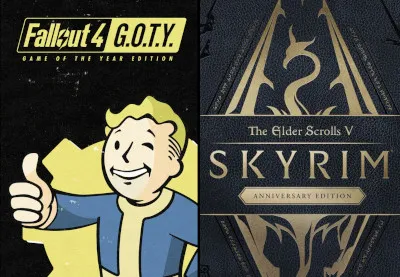 The Elder Scrolls V: Skyrim Anniversary Edition + Fallout 4 G.O.T.Y. PC Steam CD Key