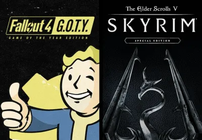 The Elder Scrolls V: Skyrim Special Edition + Fallout 4 G.O.T.Y. PC Steam CD Key