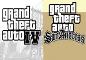 Grand Theft Auto IV Complete Edition + Grand Theft Auto: San Andreas PC Steam Gift
