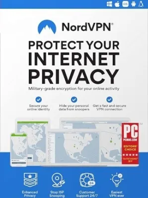 NordVPN Complete VPN Service (PC, Android, Mac, iOS)